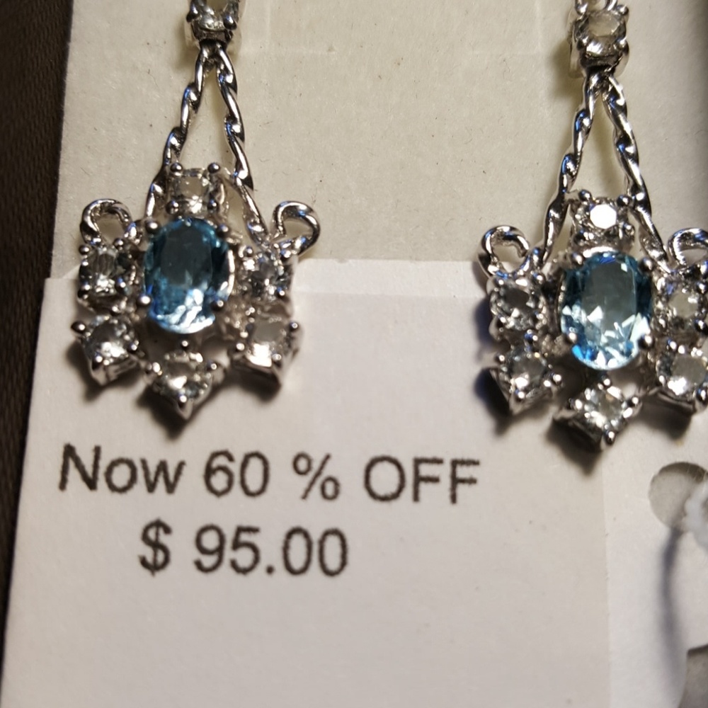 Topaz earrings